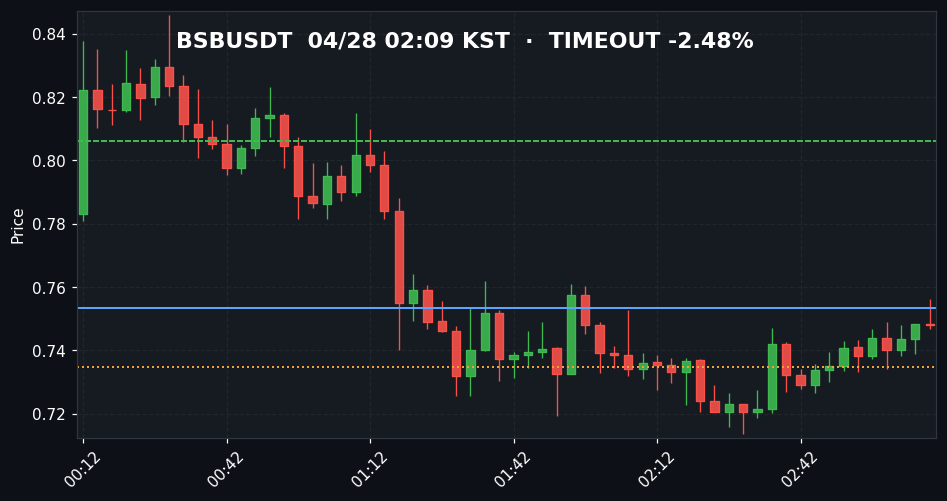 BSBUSDT 3분봉